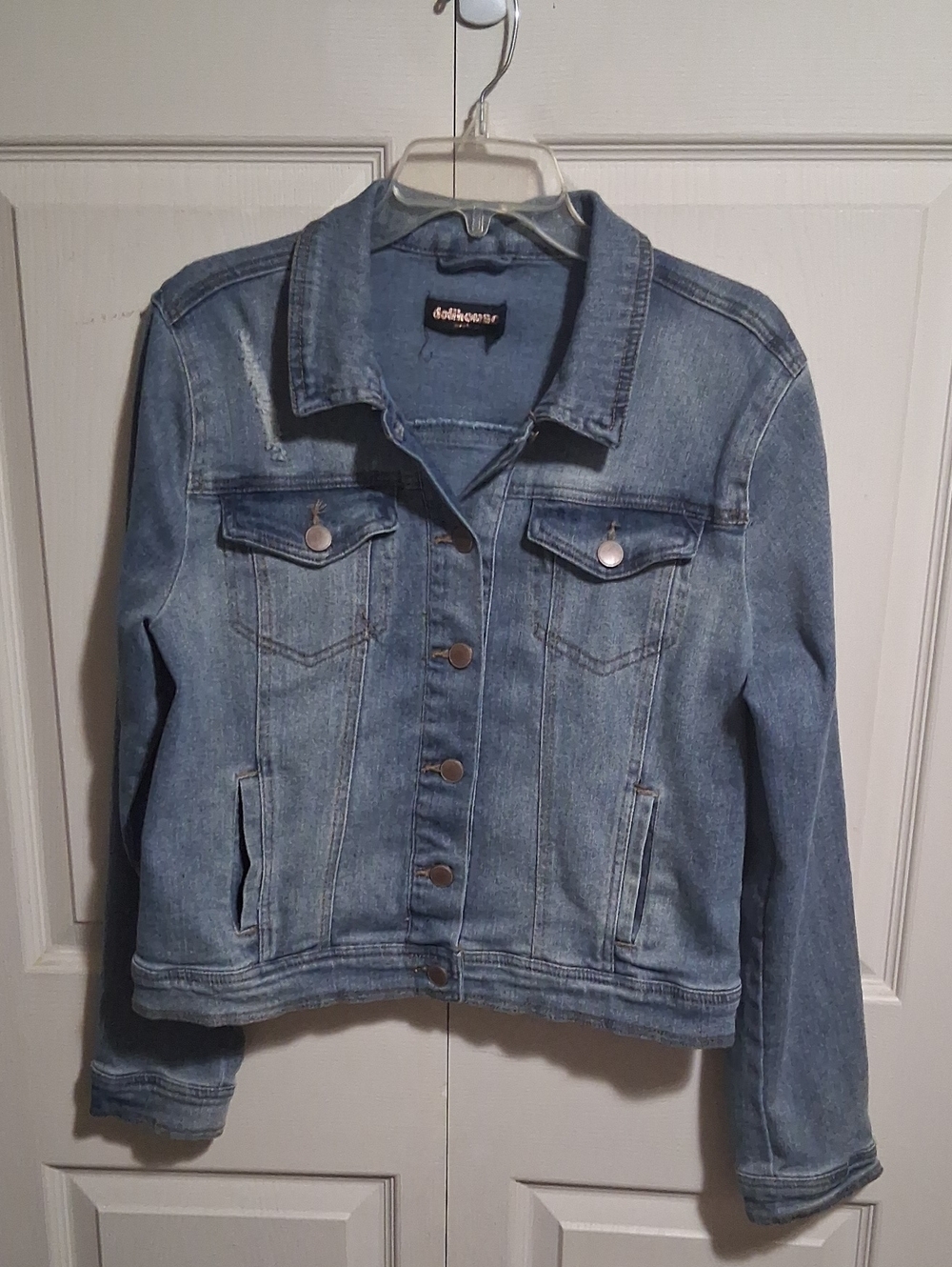 Dollhouse Jean Jacket - Blue Denim - XL